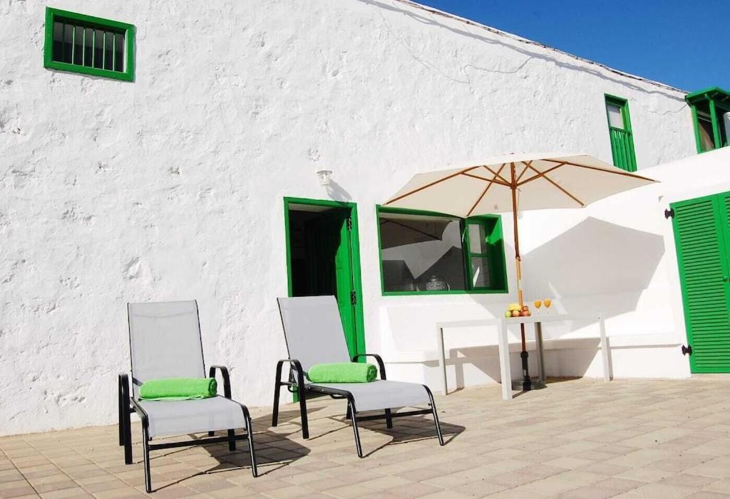 Typical Canarian House With Fabulous Sea Views Tías Buitenkant foto